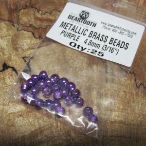 Metallic Brass Beads 25Pk